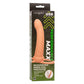 CALEXOTICS - MAXX RIBBED DUBBEL PENETRATOR 10 VIBRATIONER FLESH