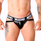 MACHO - MX25NC JOCK SVART LÄDER