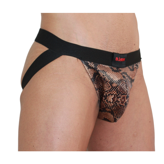 BURN - 002 JOCK SNAKE SVART S