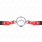 KINK - GAG WITH MULTIPLE O-RINGS 4 / 4.8 CM RED 38 X 56 CM