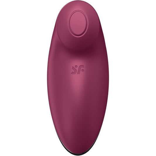 SATISFYER - TAP &amp; CLIMAX 2 VIBRATOR &amp; STIMULATOR RÖD