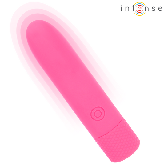 INTENSE - SYMONE USB UPPLADDNINGSBAR VIBRERINGSKULA 8 VIBRATIONER ROSA 10 X 2,2 CM