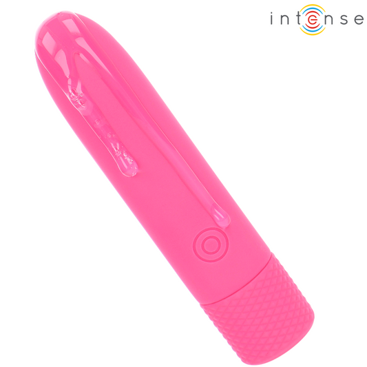 INTENSE - SYMONE USB UPPLADDNINGSBAR VIBRERINGSKULA 8 VIBRATIONER ROSA 10 X 2,2 CM