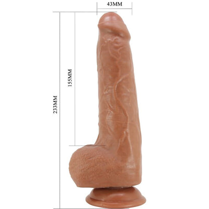 PRETTY LOVE - DRACO REALISTISK DILDO 23 CM MODELL 2 HUDFÄRGAD