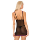 LIVCO KORSETTI FASHION - RAMLAH CF 90462 CHEMISE + THONG SVART S/M