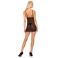 LIVCO KORSETTI FASHION - RAMLAH CF 90462 CHEMISE + THONG SVART S/M