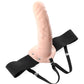 FETISH FANTASY SERIES - 19 CM HOLLOW STRAP-ON NATURAL