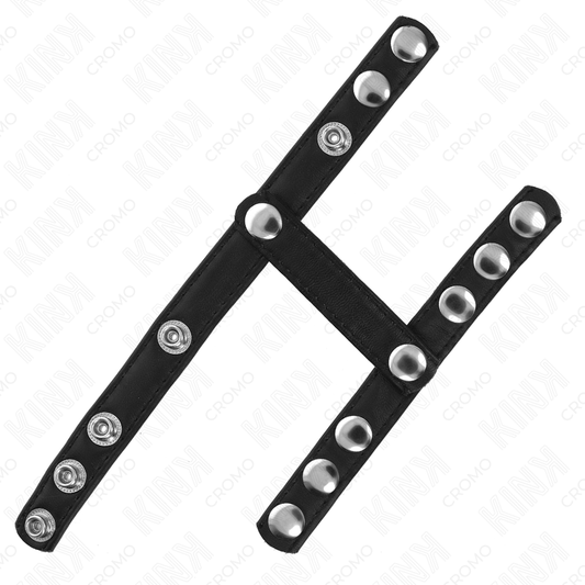 KINK - PENISRING MED 3 JUSTERBARA BALLDELNINGSREM