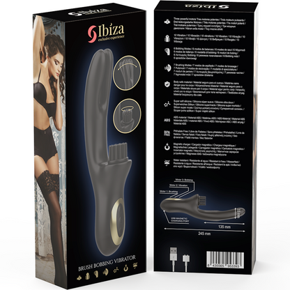 IBIZA – HI-TECH RABBIT-VIBRATOR MED BORSTFUNKTION, MULTICELL-TEKNIK OCH DUBBLA VÅGRÖRELSER FÖR KLITORISSTIMULERING