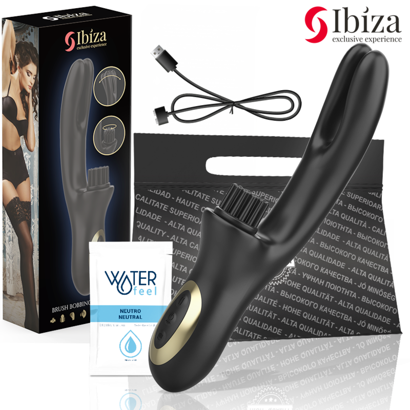 IBIZA – HI-TECH RABBIT-VIBRATOR MED BORSTFUNKTION, MULTICELL-TEKNIK OCH DUBBLA VÅGRÖRELSER FÖR KLITORISSTIMULERING
