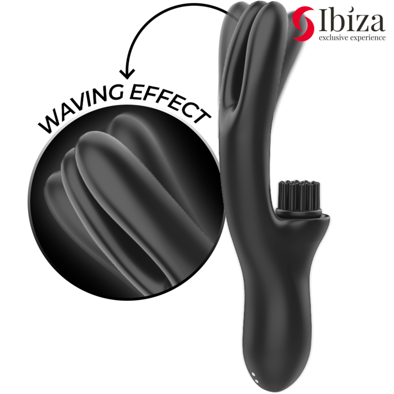 IBIZA – HI-TECH RABBIT-VIBRATOR MED BORSTFUNKTION, MULTICELL-TEKNIK OCH DUBBLA VÅGRÖRELSER FÖR KLITORISSTIMULERING