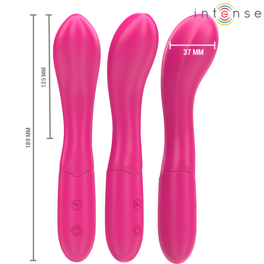 INTENSIV - LISETTE VIBRATOR 19 CM FLEXIBEL 10 VIBRATIONER ROSA