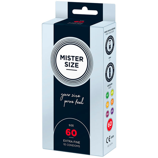 MISTER SIZE - KONDOMSTORLEK XL 60 MM (10 ENHETER)
