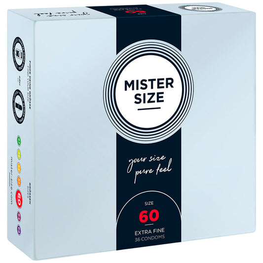 MISTER SIZE - KONDOMSTORLEK XL 60 MM (36 ENHETER)