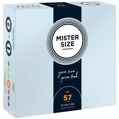 MISTER SIZE - KONDOMSTORLEK L 57 MM (36 ENHETER)