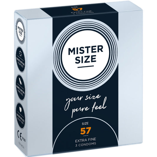 MISTER SIZE - KONDOMSTORLEK L 57 MM (3 ENHETER)