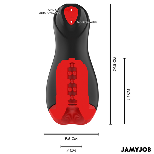 JAMYJOB - CORE-X AUTOMATISK MASTURBATOR 5 LÄGEN SOM STIMULERAR VÅGOR OCH VIBRATIONER
