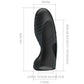 PRETTY LOVE - ALAN SILICONE FINGER VIBRATOR BLACK