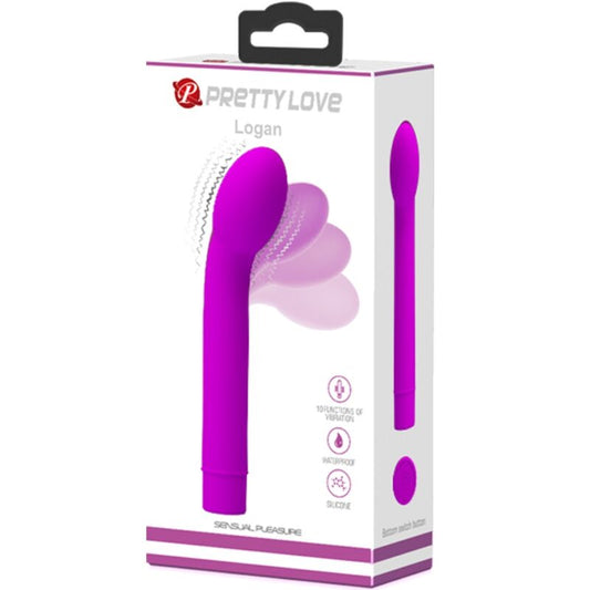 PRETTY LOVE - LOGAN G-PUNKTSVIBRATOR 10 VIBRATIONER LILA
