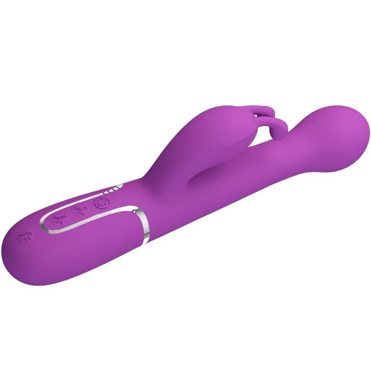 PRETTY LOVE - DEJON 3-I-1 MULTIFUNKTIONELL RABBIT VIBRATOR LILA