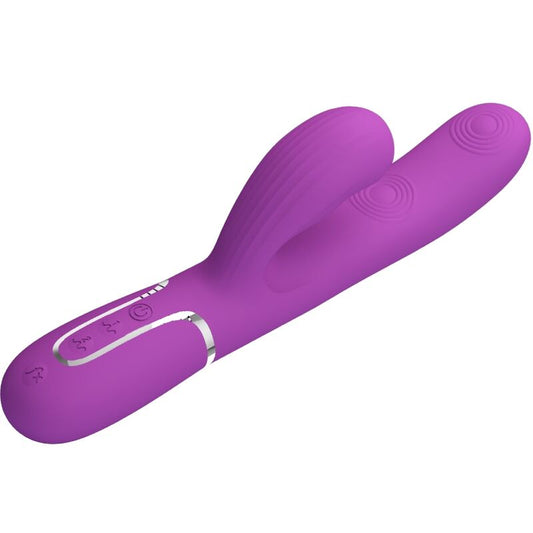 PRETTY LOVE - PERLITA 3-I-1 MULTIFUNKTIONS RABBIT VIBRATOR LILA