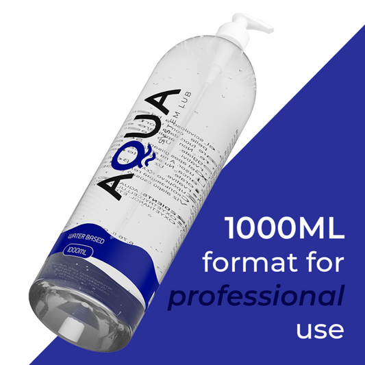 AQUA QUALITY - VATTENBASERAT GLIDMEDEL 1000 ML