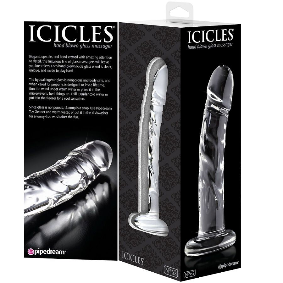 ICICLES - N. 62 GLASS MASSAGER - Kink&Play