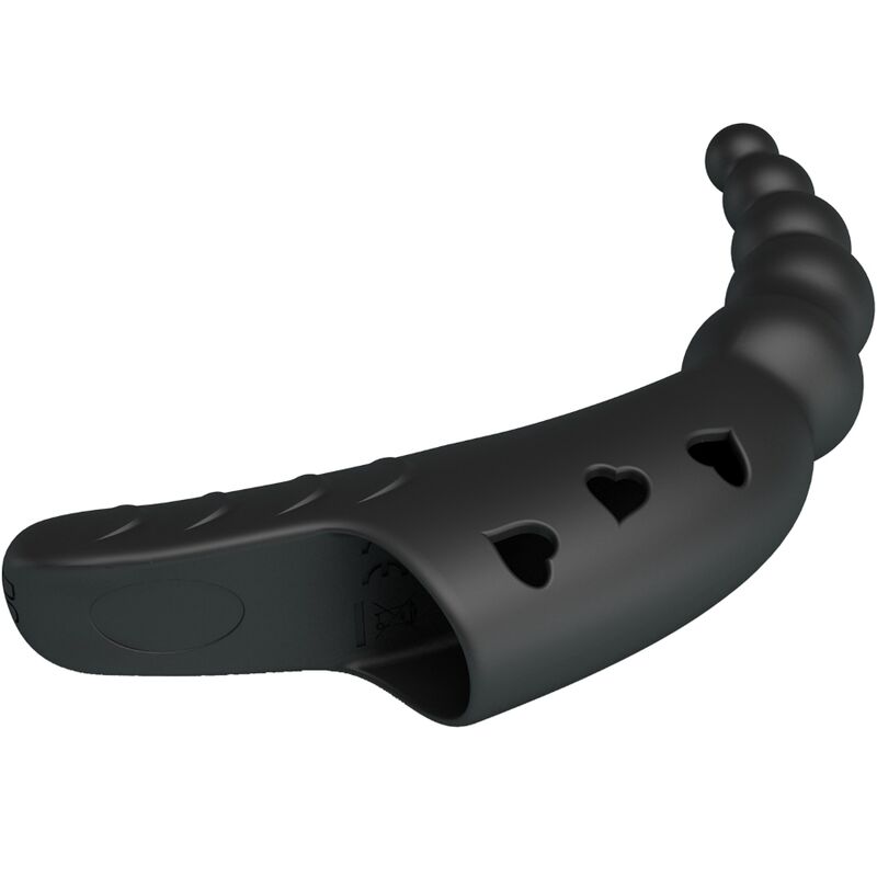 PRETTY LOVE - JORDIN FINGERVIBRATOR 10 VIBRATIONER SVART