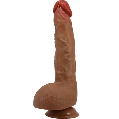 BAILE - BEAUTIFUL WILKS REALISTISK VIBRATOR MED 5 INSTÄLLNINGAR 25 CM MULATT