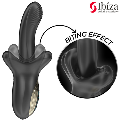 IBIZA – KRAFTFULL VIBRATOR MED STÖTANDE OCH BITANDE EFFEKT