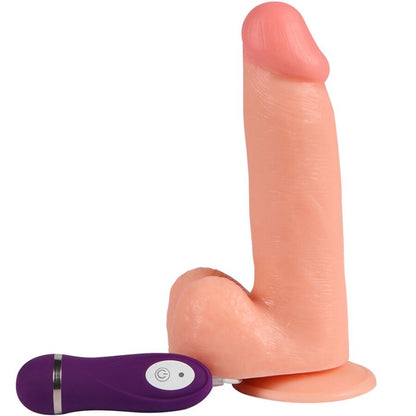 SHEQU - FJÄRRSTYRD VIBRERANDE DILDO 20 CM