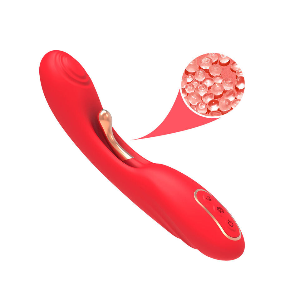 ARMONY - VIBRATOR MED OSCILLERANDE TUNGA RÖD