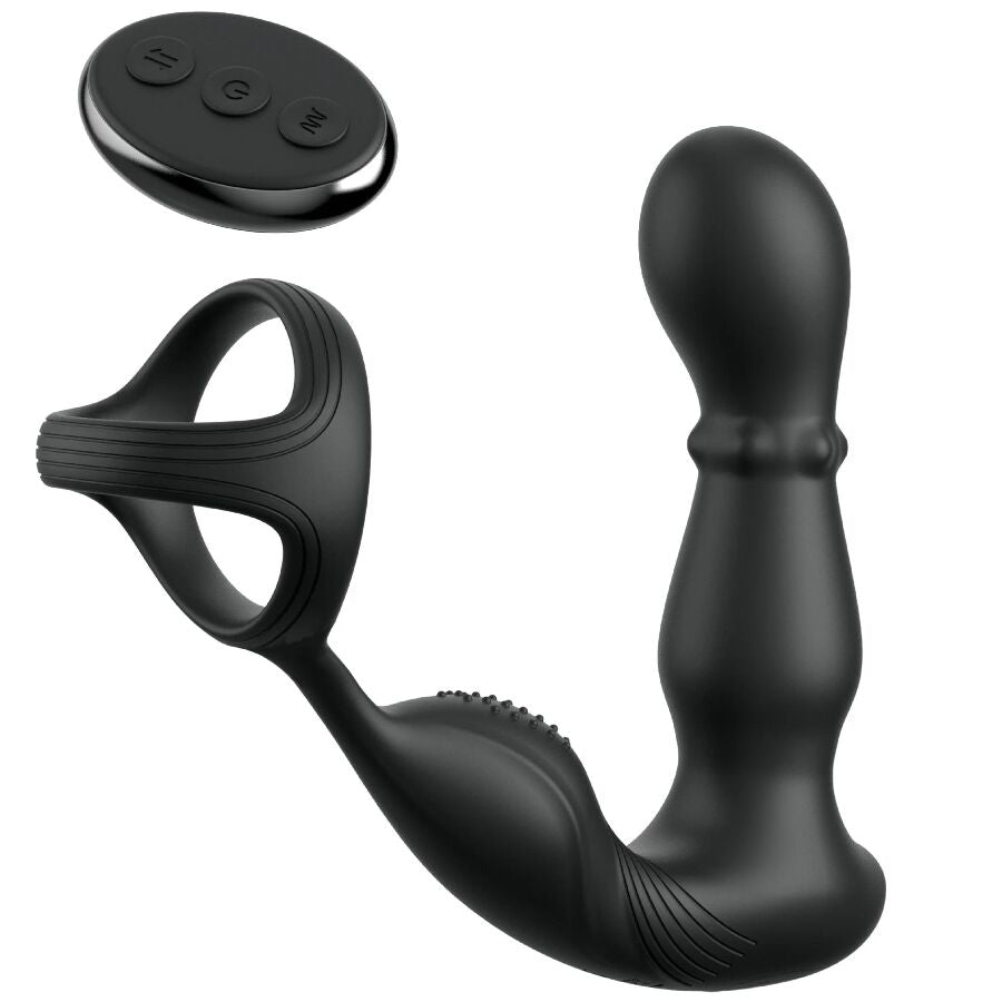 ANAL FANTASY ELITE COLLECTION - VIBRERANDE ANALRING OCH MASSAGER MED FJÄRRKONTROLL