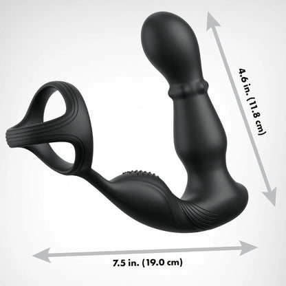 ANAL FANTASY ELITE COLLECTION - VIBRERANDE ANALRING OCH MASSAGER MED FJÄRRKONTROLL