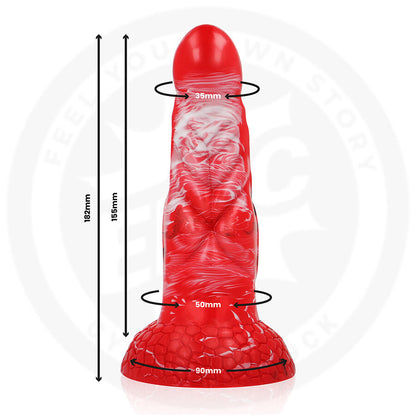 EPISK - DILDO AGNIS CRIMSON FIRE