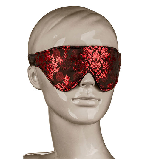 CALEXOTICS - SCANDAL OPAQUE EYE MASK WITH RED DETAILS