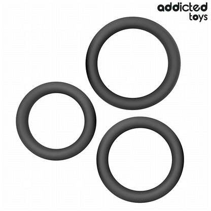 ADDICTED TOYS - UPPSÄTTNING PLATTA SILIKONRINGAR