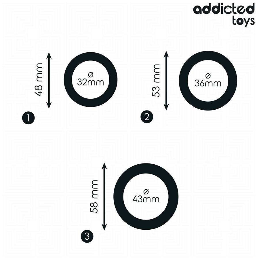 ADDICTED TOYS - SILIKONRINGAR MODELL 1