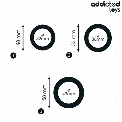 ADDICTED TOYS - SILIKONRINGAR MODELL 1