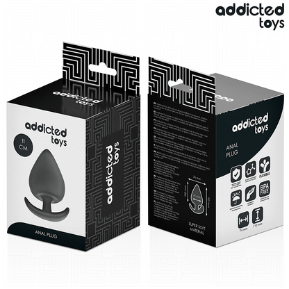 ADDICTED TOYS - ANALPLUGG SILIKON STORLEK XXL 11 CM