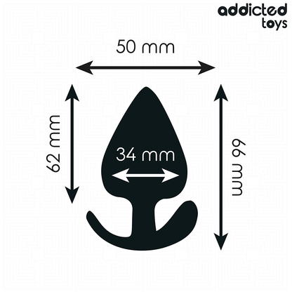 ADDICTED TOYS - ANALPLUGG SILIKON STORLEK M 6,6 CM