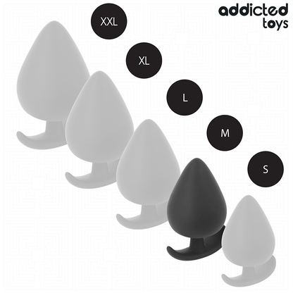 ADDICTED TOYS - ANALPLUGG SILIKON STORLEK M 6,6 CM