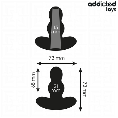 ADDICTED TOYS - KUL ANALPLUGG I SILIKON STORLEK S 7,3 CM
