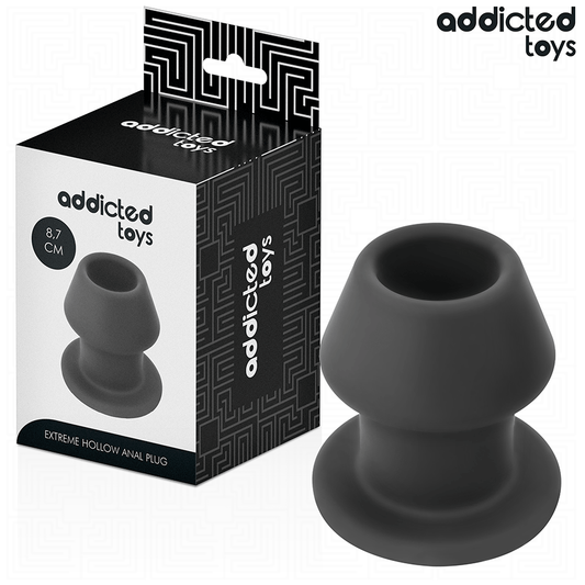 ADDICTED TOYS - EXTREME HOLLOW ANAL PLUG SILICONE SIZE M 8.7 CM