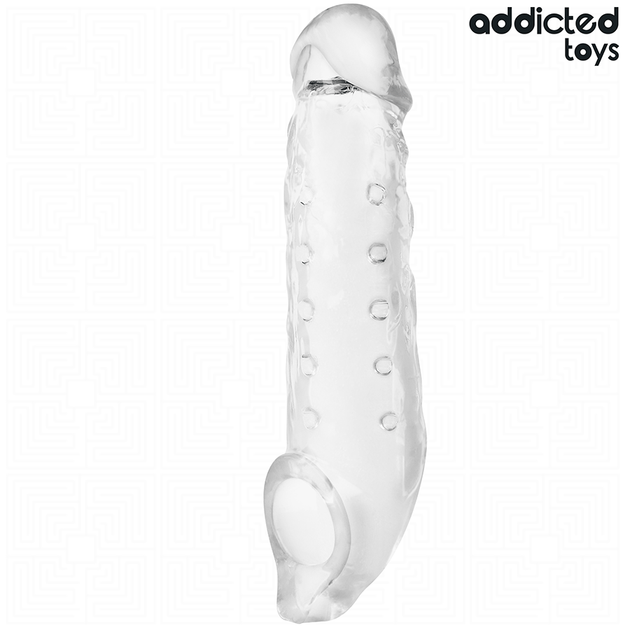 ADDICTED TOYS - TRANSPARENT PENISFÖRLÄNGARE STORLEK S 23 CM
