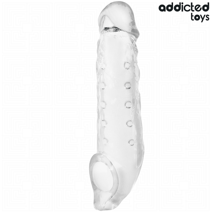 ADDICTED TOYS - TRANSPARENT PENISFÖRLÄNGARE STORLEK S 23 CM
