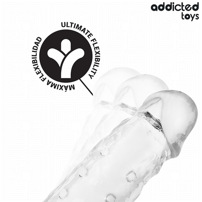 ADDICTED TOYS - TRANSPARENT PENISFÖRLÄNGARE STORLEK S 23 CM