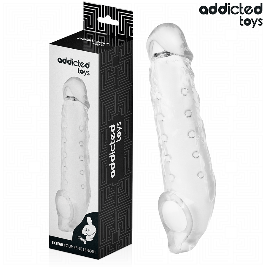 ADDICTED TOYS - GENOMSKINLIG PENISHYLSA STORLEK M 27 CM