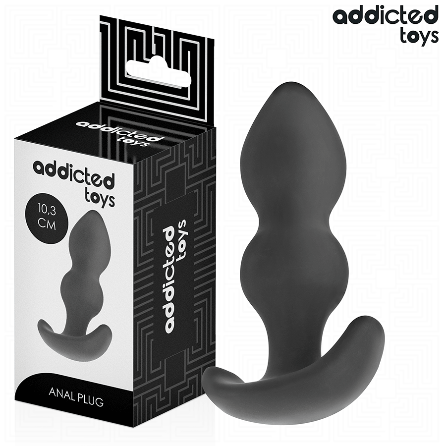 ADDICTED TOYS - ANALPLUGG SILIKON STORLEK S 10,3 CM