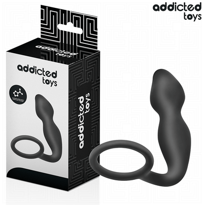 ADDICTED TOYS - ANALPLUGG MED RING SILIKON MODELL 2